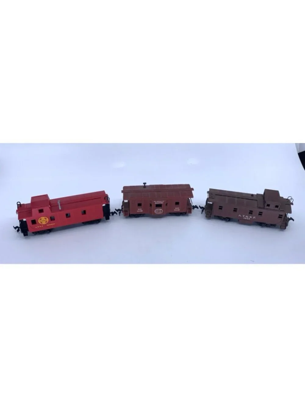 Lot 3 HO Scale Caboose Athearn Bachmann Marx Santa Fe ATSF NYC Vintage